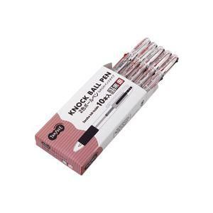 ds-(まとめ) TANOSEE ノック式油性2色ボールペン（なめらかインク） 0.7mm 1セット（10本） 〔×10セット〕 15,540円