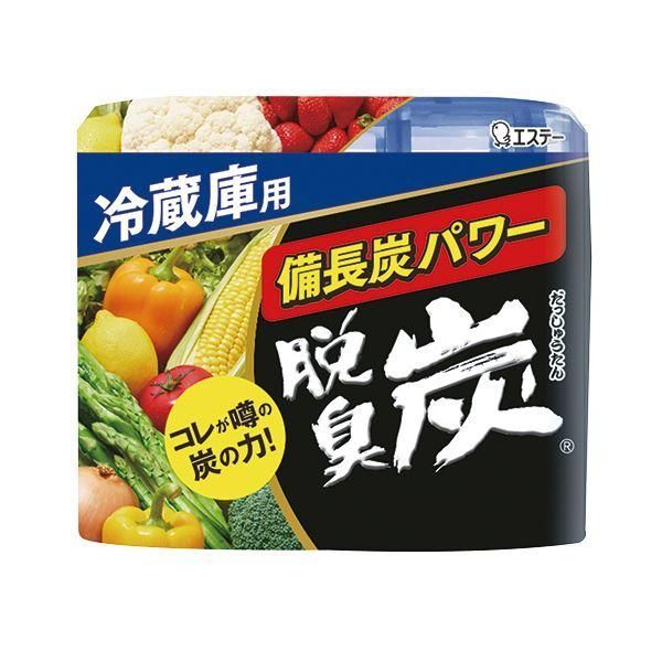 ds-(まとめ) エステー 脱臭炭 冷蔵庫用 140g 1セット(3個) 〔×10セット〕