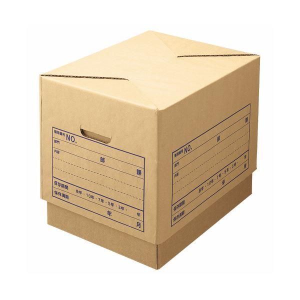 ds-(まとめ) ライオン事務器 文書保存箱 強化タイプ A4用 内寸W420×D325×H295mm SC-31 1個 〔×10セット〕