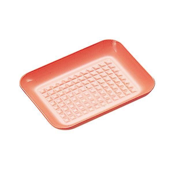 ds-ライオン事務器 ユニークトレーW148×D190×H20mm パステルピンク No.20 1セット（10個） 〔×10セット〕