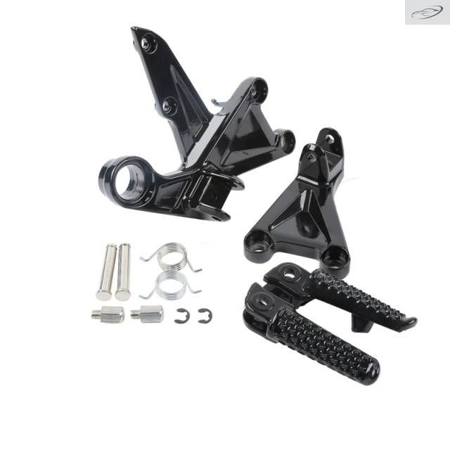 Rider Front Driver Footrests Foot Pegs Bracket Honda CBR1000RR 2008-2016 2017-2024