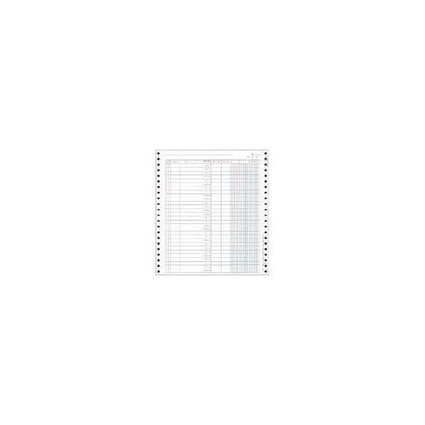 ds-(まとめ）OBC バインダー元帳 Y10×T11連続用紙 3410 1箱(1000枚)〔×3セット〕