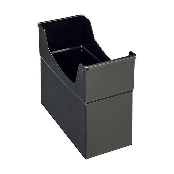 ds-（まとめ）ライオン事務器 フリーボックス PP製A4ヨコ 背幅155mm ブラック FB-135P 1個 〔×10セット〕