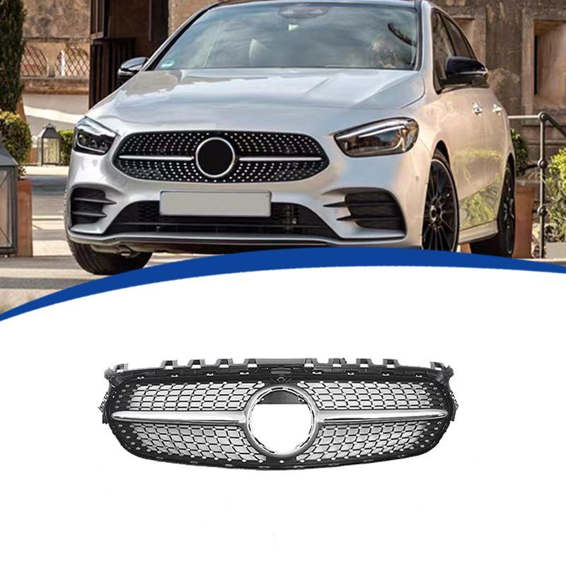 【送料無料】メルセデスベンツ Bクラス W247 (Mercedes-Benz B-Class W247) 2020-2023 専用 スターライトグリル ダイヤモンドパターン 純正交換 ドレスアップ カスタム 高級感 簡単取付