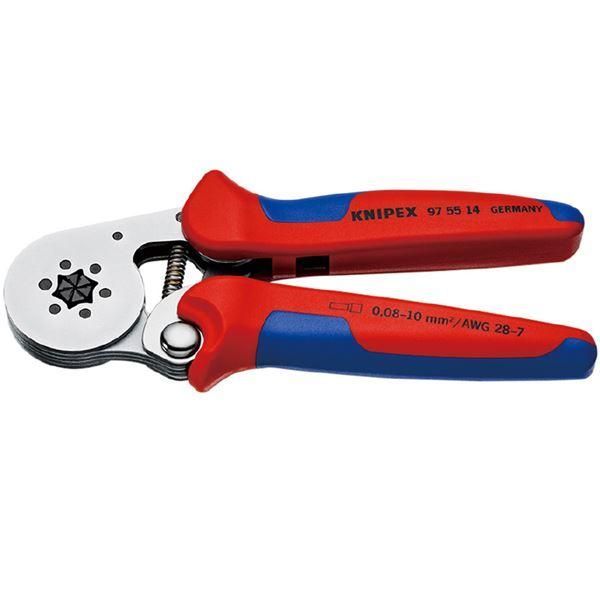 ds-KNIPEX クニペックス 圧着ペンチ 9755-14SB 工具 作業工具 道具 ツール DIY