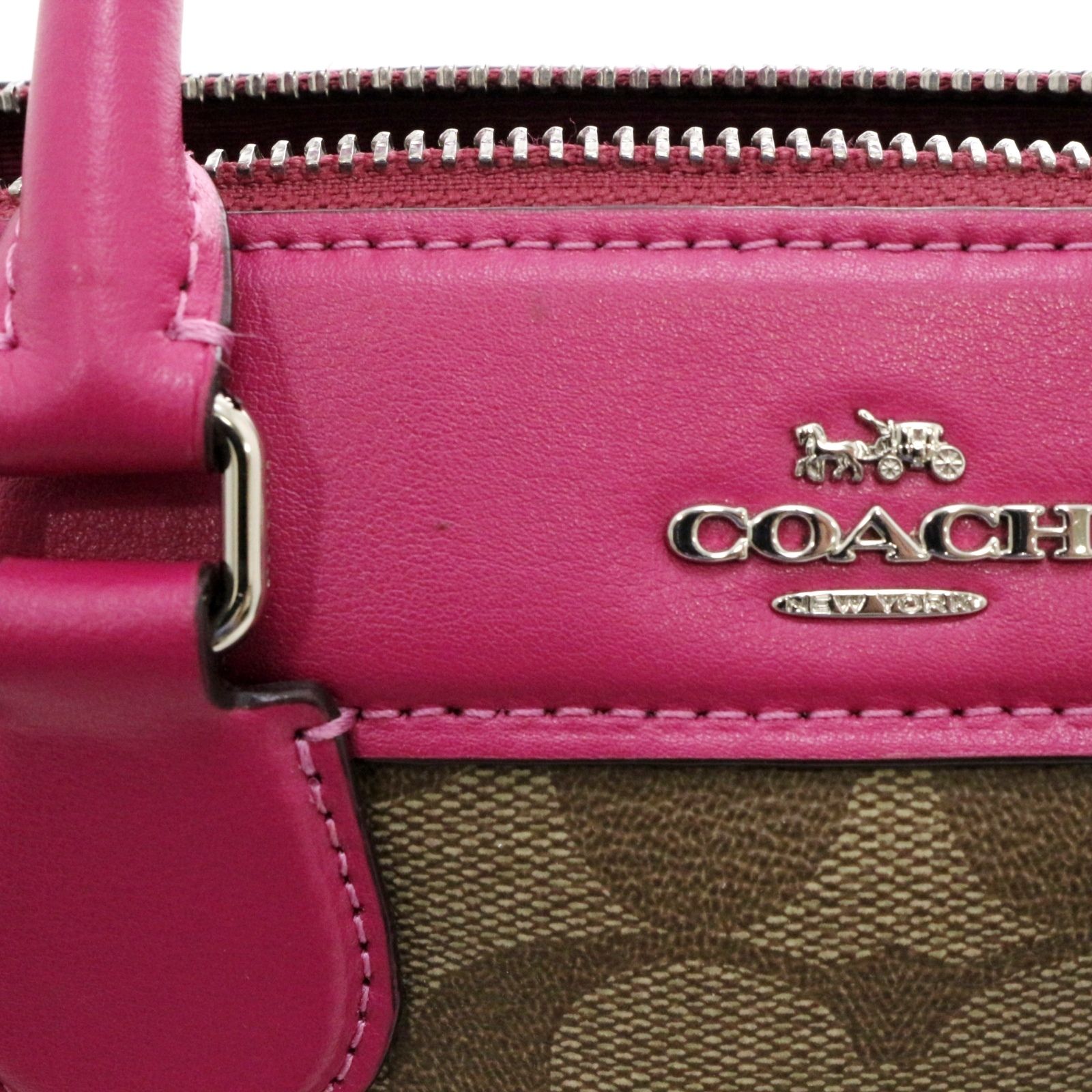 COACH コーチ シグネチャー 2wayバッグ F32203 ショルダーバッグ PVC