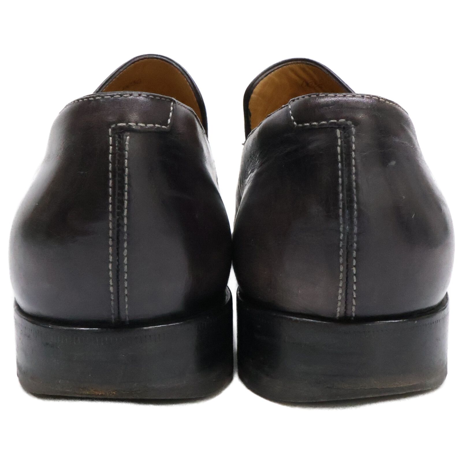 berluti ベルルッティ レザー スクエアトゥ スリッポン 8 【公式通販】