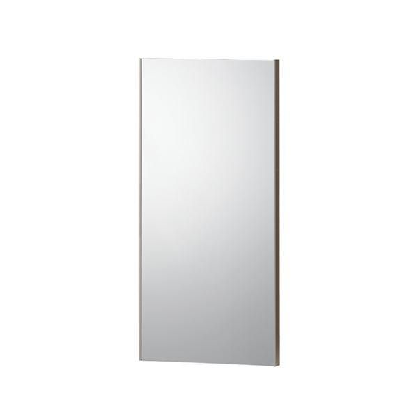 ds-割れない 姿見鏡 〔40×150cm シャンパンゴールド〕 日本製 軽量 マグネットタイプ 飾縁付(両サイドのみ) 『REFEX リフェクス』