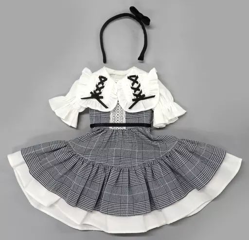【中古】ドールアクセサリー MSD/SDM/SDC用 乙女ジャンスカセット(グレー)・ミニ 「天使のころも」 ドールズ パーティー49＆ボークスショップ＆ドルフィーオンラインストア限定