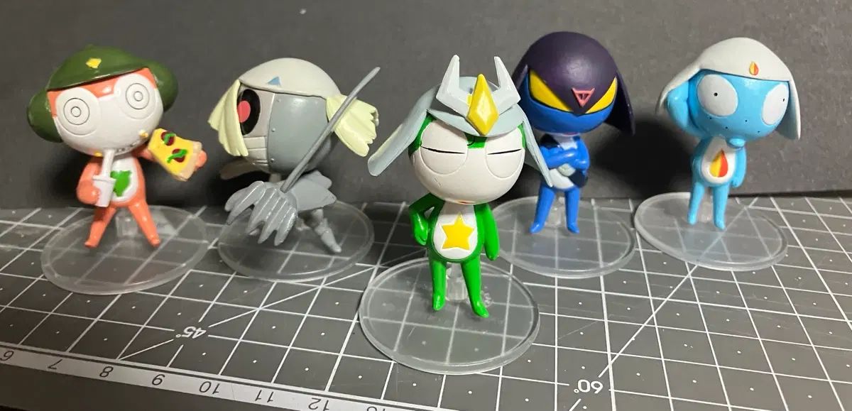 ケロロ キャラセル 4탄 ガルル小隊 セット 出品