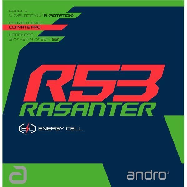 ds-andro（アンドロ） テンションラバー RASANTER R53 ラザンター アール53赤1.7