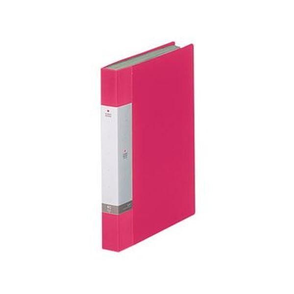 ds-(まとめ)リヒトラブ リクエスト クリヤーブックA4タテ 40ポケット 背幅32mm 赤 G3202-3 1セット(10冊)〔×3セット〕