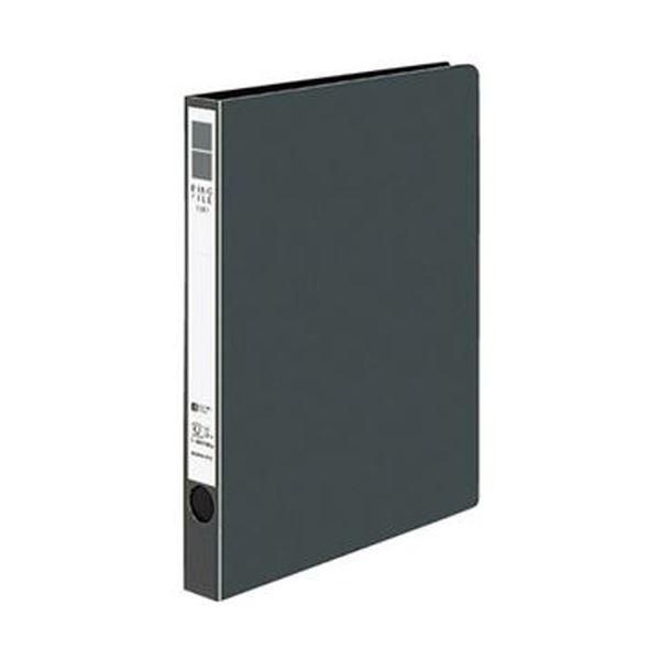 ds-(まとめ)コクヨ リングファイル(ER・PP表紙)B5タテ 2穴 170枚収容 背幅29mm ダークグレー フ-UR421NDM 1セット(10冊)〔×3セット〕