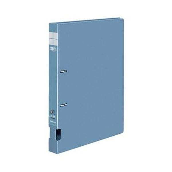 ds-（まとめ）コクヨ DリングファイルS型再生PP表紙 A4タテ 2穴 200枚収容 背幅34mm 青 フ-FD420NB 1セット（10冊）〔×3セット〕