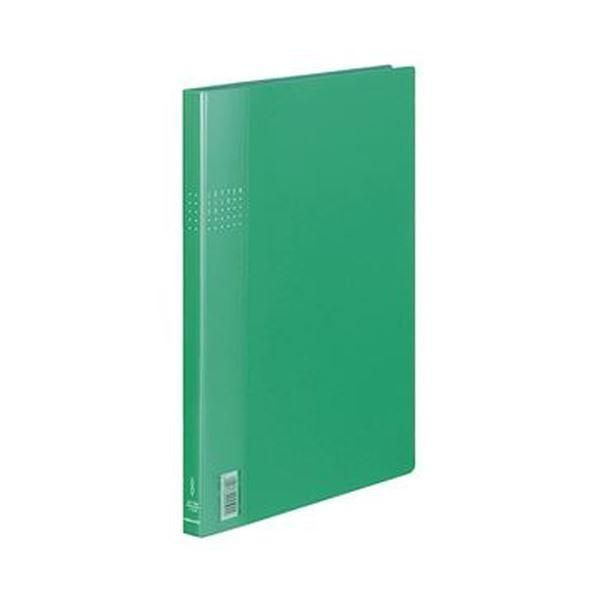 ds-(まとめ)コクヨ レターファイルEX A4タテ120枚収容 背幅21mm 緑 フ-510G 1セット(10冊)〔×3セット〕