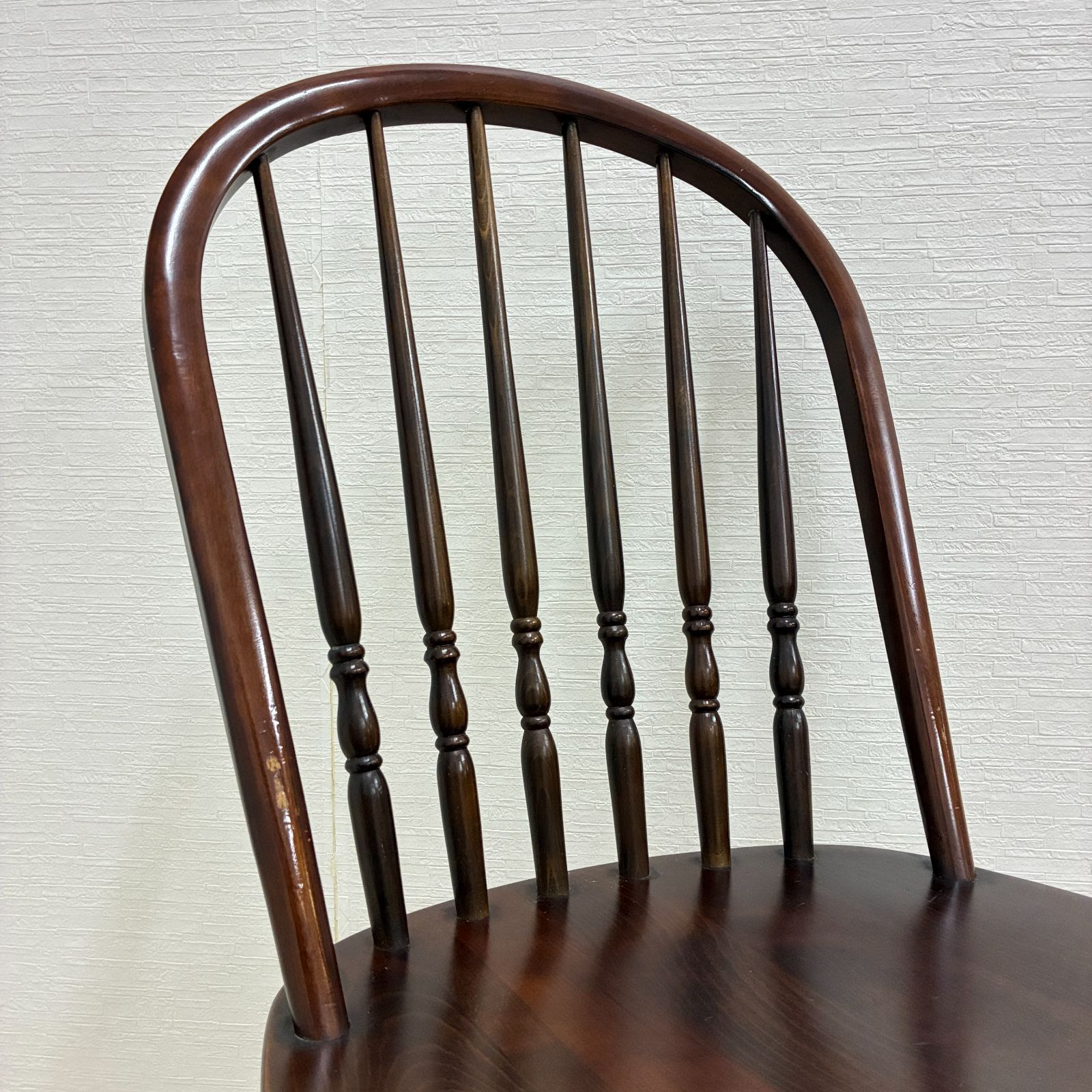 柏木工 木製ダイニングチェア2脚 送料込み 最終 柏木工】KASHIWA ウィンザーチェア ダイニングチェア 椅子 2脚セット