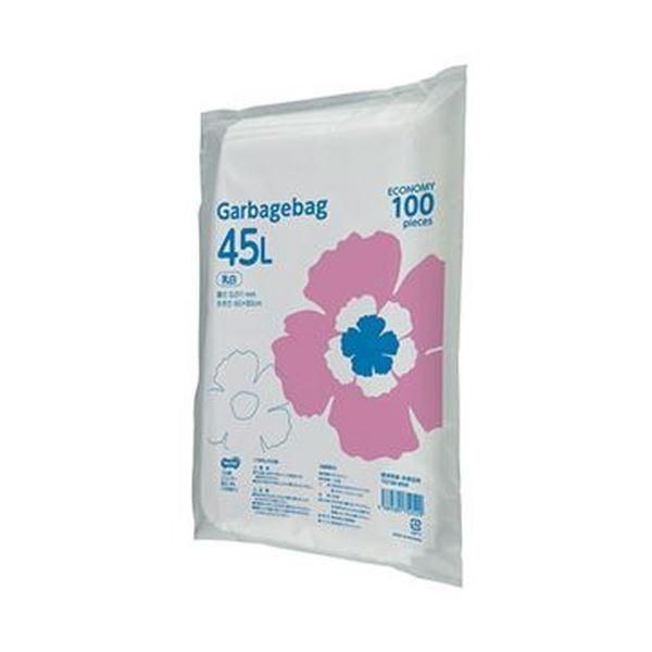 ds-（まとめ）TANOSEE ゴミ袋エコノミー乳白半透明 45L 1セット（1000枚：100枚×10パック）〔×3セット〕 19,296円