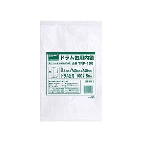 ds-（まとめ）TRUSCO ドラム缶用 内袋 100LTRP-100 1パック（5枚）〔×3セット〕 21,780円