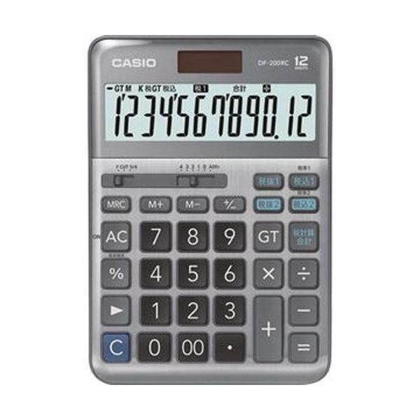 ds-（まとめ）カシオ 軽減税率電卓 12桁デスクタイプ DF-200RC-N 1台〔×3セット〕 15,496円