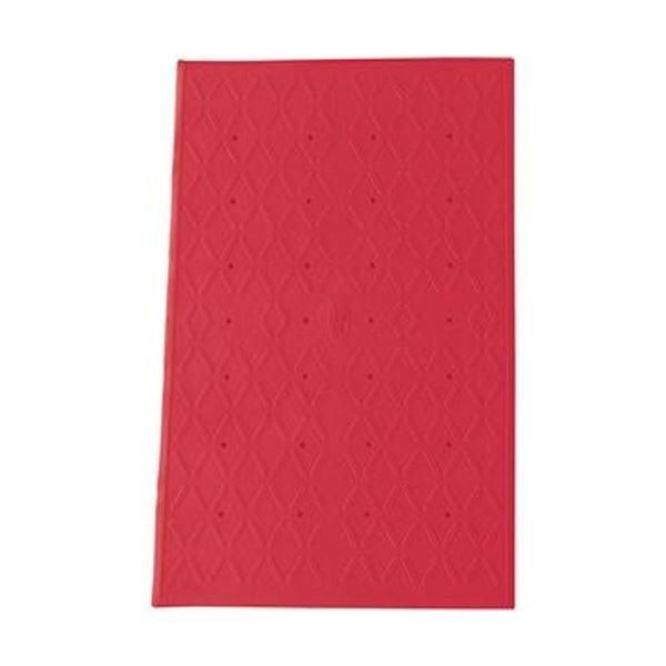 ds-（まとめ）アロン化成 吸着すべり止めマット浴槽内用 S 36×55cm レッド 535-448 1枚〔×3セット〕