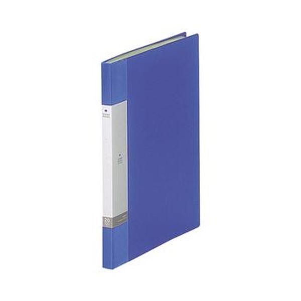ds-（まとめ）リヒトラブ リクエスト クリヤーブックA4タテ 20ポケット 背幅16mm 青 G3201-8 1セット（10冊）〔×5セット〕 15,746円