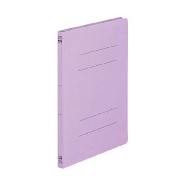 ds-（まとめ）TANOSEE フラットファイル（ノンステープルタイプ）A4タテ 150枚収容 背幅18mm 紫 1セット（100冊：10冊×10パック）〔×5セット〕 21,338円