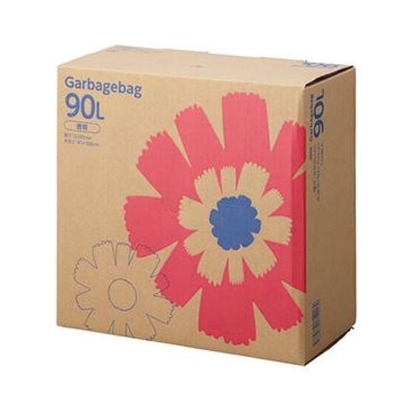 ds-（まとめ）TANOSEE ゴミ袋 コンパクト 透明90L BOXタイプ 1箱（110枚）〔×5セット〕 23,220円