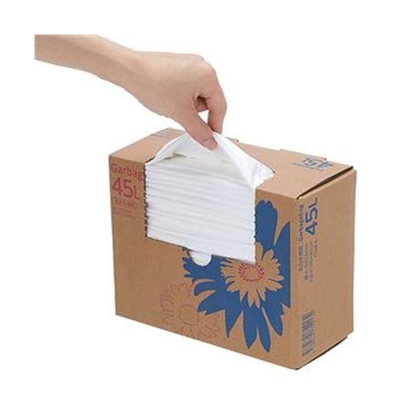 ds-（まとめ）TANOSEE ゴミ袋 コンパクト乳白半透明 70L BOXタイプ 1箱（110枚）〔×5セット〕
