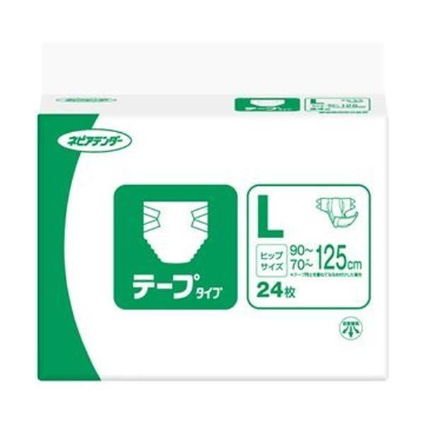 ds-（まとめ）王子ネピア ネピアテンダー テープタイプL 1パック（24枚）〔×5セット〕