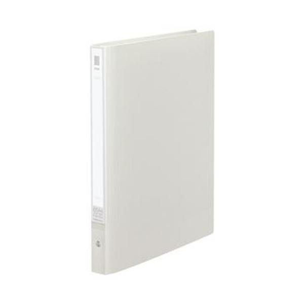 ds-（まとめ）コクヨ クリヤーブック（NEOS） 替紙式 A4タテ 30穴 10ポケット付属 背幅27～40mm オフホワイト ラ-NE720W1冊〔×10セット〕