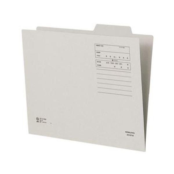 ds-（まとめ）コクヨ 個別フォルダー（間伐材使用）A4 グレー A4-KIF-M 1セット（10冊）〔×10セット〕
