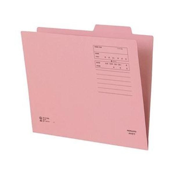 ds-(まとめ)コクヨ 個別フォルダー(間伐材使用)A4 ピンク A4-KIF-P 1セット(10冊)〔×10セット〕