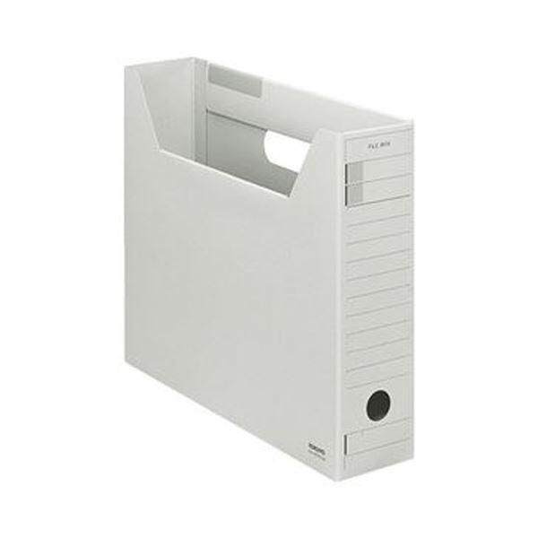 ds-（まとめ）コクヨ ファイルボックス-FS（Fタイプ）A4ヨコ 背幅75mm グレー A4-SFFN-M 1セット（5冊）〔×10セット〕 25,820円
