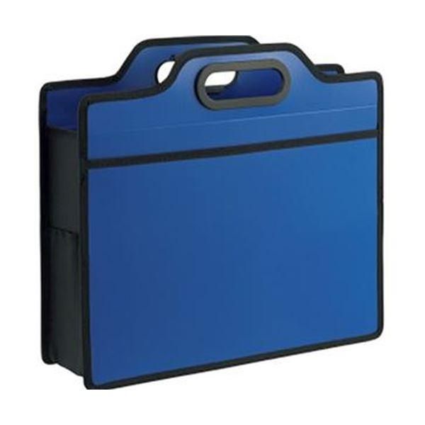 ds-（まとめ）ライオン事務器 オフィスキャリングバッグ（ビジカル）タテ330×ヨコ365×厚さ110mm ブルー BK-353B 1個〔×10セット〕 13,156円
