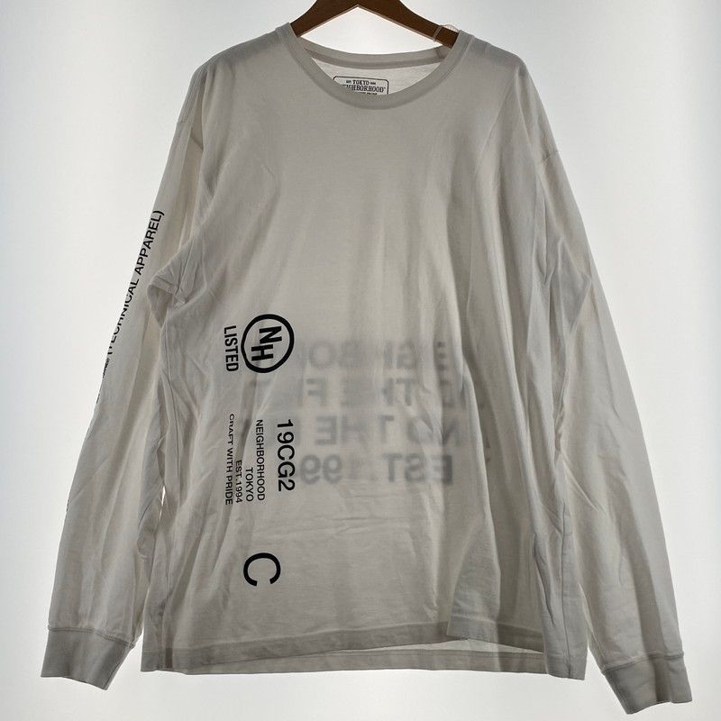 【現状渡し品】 NEIGHBORHOOD ネイバーフット 19AW ID C-TEE. L/S 2019年秋冬 アイディー コットン Tシャツ ロングスリーブ 長袖 トップス 【142-260809-sa-16-tei】