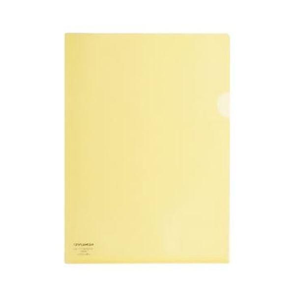 ds-（まとめ）コクヨ クリヤーホルダースーパークリヤー10（テン）B5 レモン イエロー フ-TC751-7 1セット（5枚）〔×20セット〕
