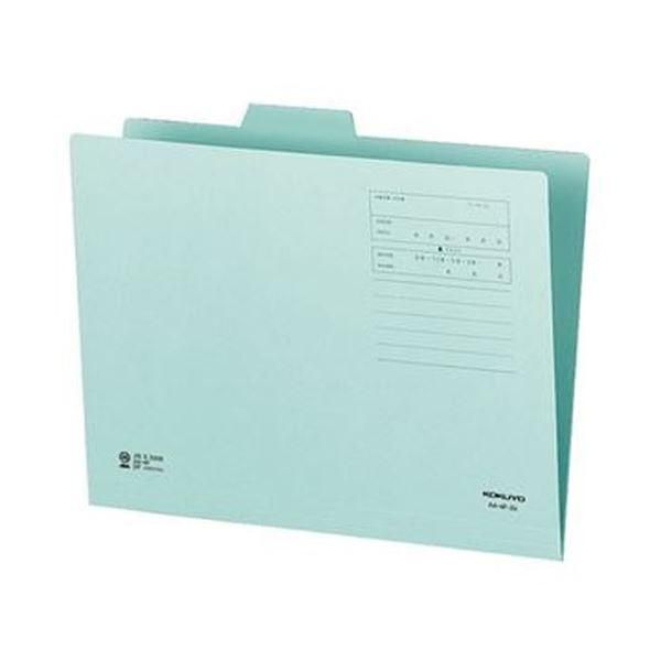 ds-(まとめ)コクヨ 1/4カットフォルダー(カラー)A4 第2見出し 青 A4-4F-2B 1セット(10冊)〔×20セット〕