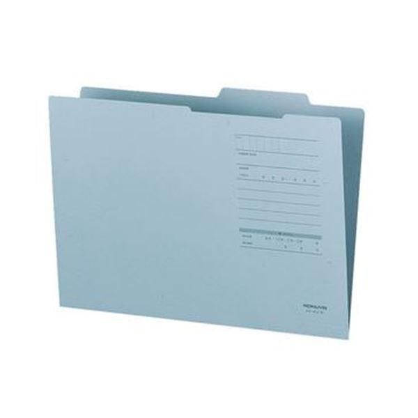 ds-（まとめ）コクヨ A4ジャスフォルダー（Eタイプ）青 A4-IFE-B 1セット（10冊）〔×20セット〕