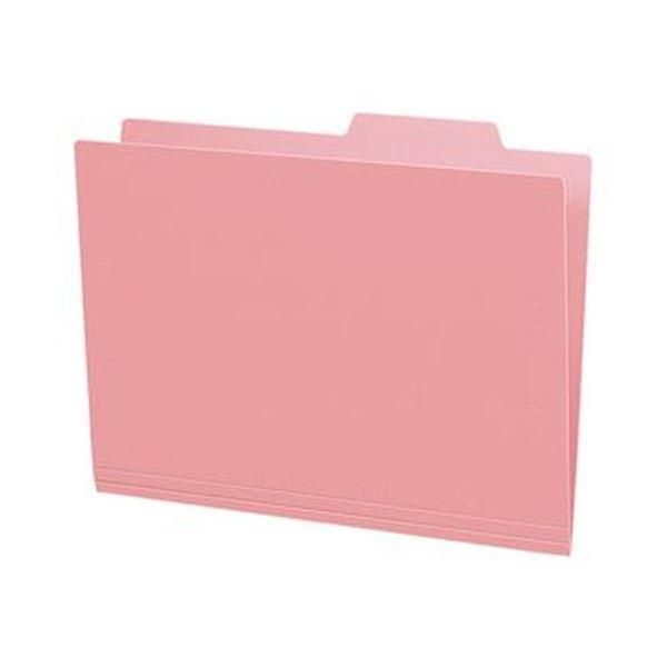 ds-（まとめ）コクヨ 個別フォルダー（カラー・PP製）A4 ピンク A4-IFH-P 1パック（5冊）〔×20セット〕