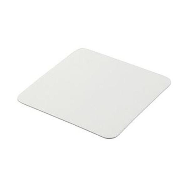 ds-（まとめ）TANOSEE ペーパーコースター無地（角）厚さ1mm 1パック（100枚）〔×20セット〕