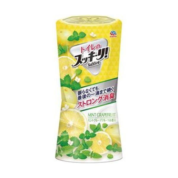 ds-（まとめ）アース製薬 トイレのスッキーリ ミントグレープフルーツ 400ml 1個〔×20セット〕