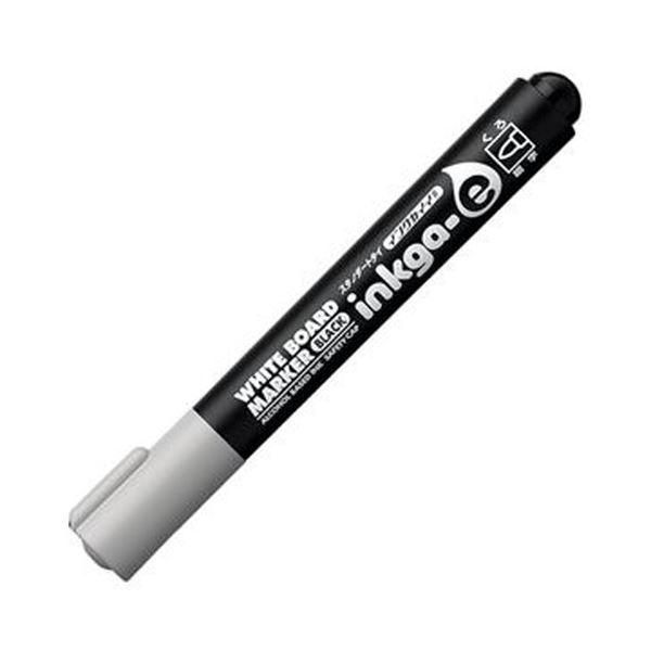 ds-（まとめ）コクヨ ホワイトボードマーカーインクガイイ スタンダードタイプ 細字 黒 PM-BN101D 1セット（10本）〔×20セット〕