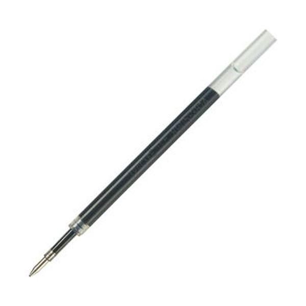 ds-（まとめ）TANOSEE ノック式ゲルインクボールペン替芯 0.5mm 黒 1パック（5本）〔×50セット〕