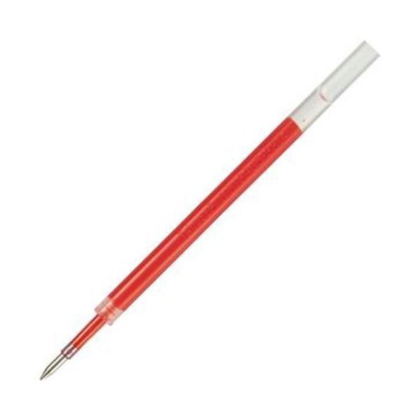 ds-(まとめ)TANOSEE ノック式ゲルインクボールペン替芯 0.5mm 赤 1パック(5本)〔×50セット〕