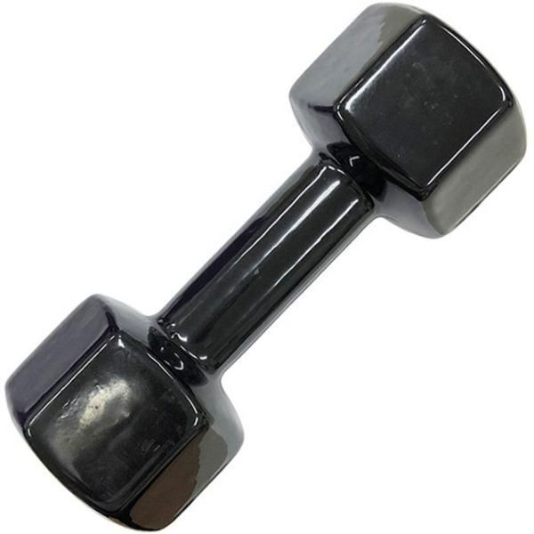 ds-カラー 鉄アレー/ダンベル ブラック〔5kg×4本〕 ビニールコーティング 防滑 防傷 転がりにくい仕様 〔スポーツ用品 運動用品〕 14,391円