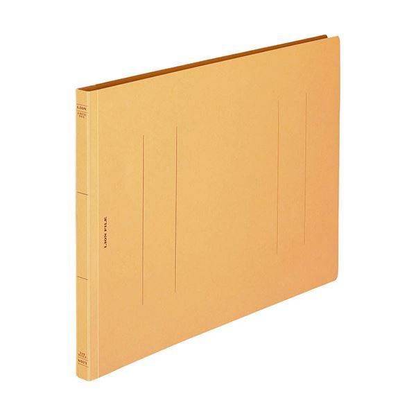 ds-（まとめ）ライオン事務器 フラットファイル（環境）樹脂押え具 B4ヨコ 150枚収容 背幅18mm 黄 A-507KB4E 1冊〔×30セット〕