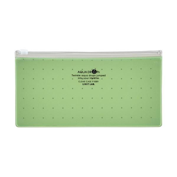 ds-（まとめ）リヒトラブ AQUA DROPsクリヤーケース PEN（通帳）黄緑 F-5301-6 1枚〔×30セット〕 7,891円