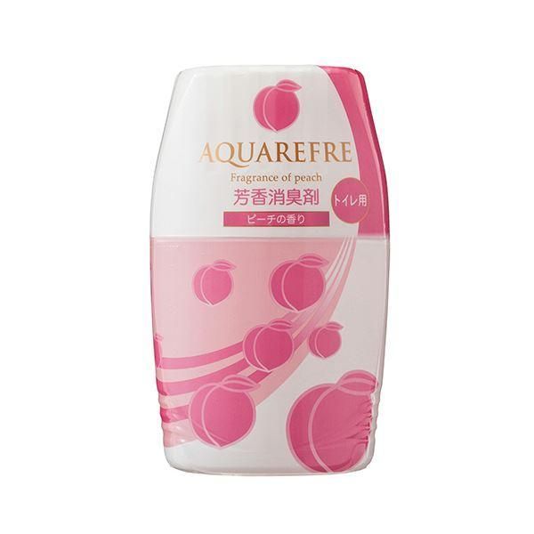ds-（まとめ）ライオンケミカル アクアリフレ芳香消臭剤 トイレ用 ピーチの香り 400ml 1個〔×20セット〕 6,708円