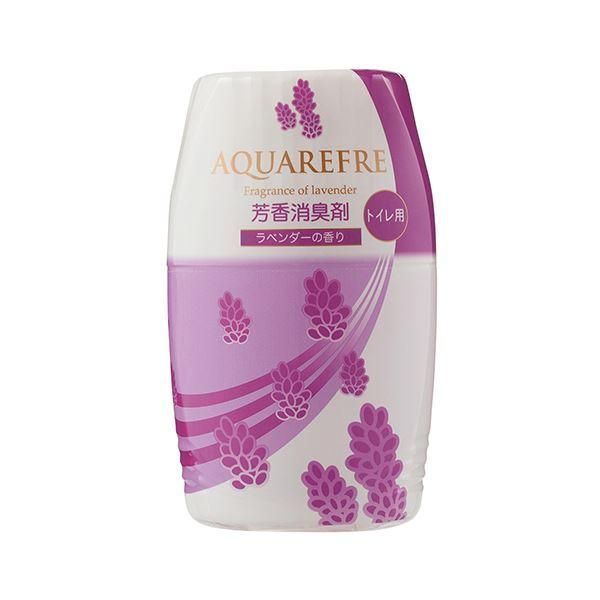 ds-（まとめ）ライオンケミカル アクアリフレ芳香消臭剤 トイレ用 ラベンダーの香り 400ml 1個〔×20セット〕