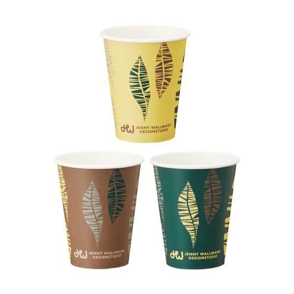 ds-（まとめ）TANOSEE 厚紙タンブラーFeathers 280ml（9.5オンス）1パック（50個）〔×10セット〕